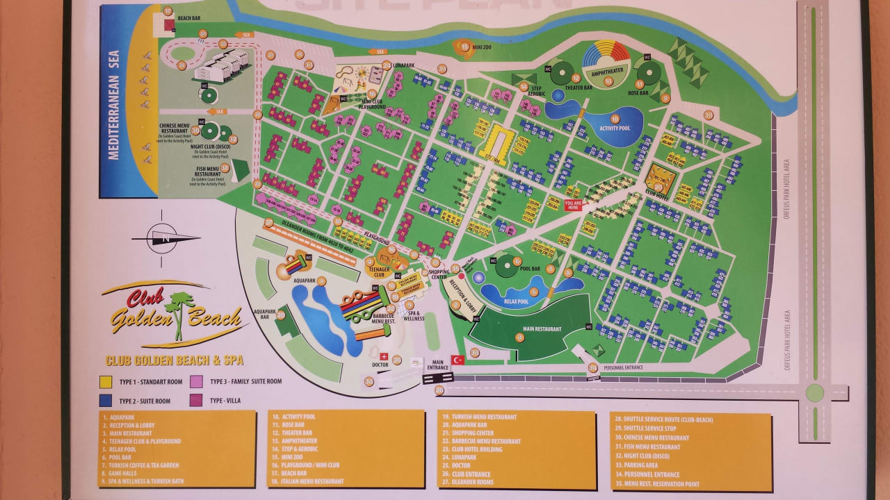 "Lageplan" VONRESORT Golden Beach (Colakli) • HolidayCheck (Türkische