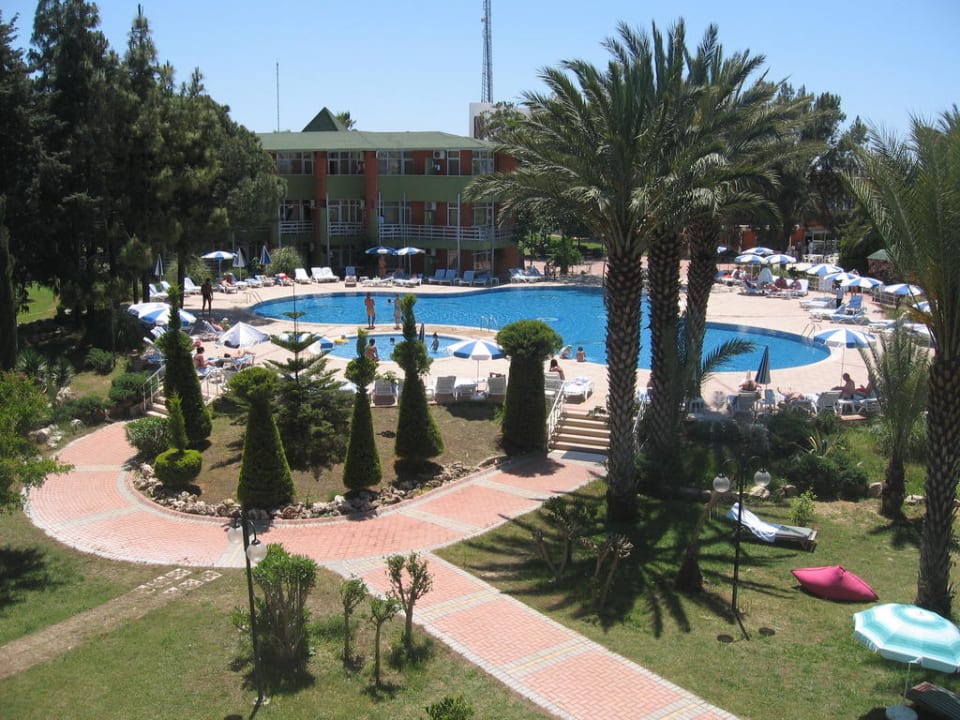 Pool und Blick auf Block D Lonicera Resort & Spa Hotel