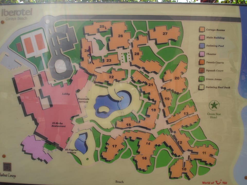 Plan der Anlage Steigenberger Coraya Beach - Adults only