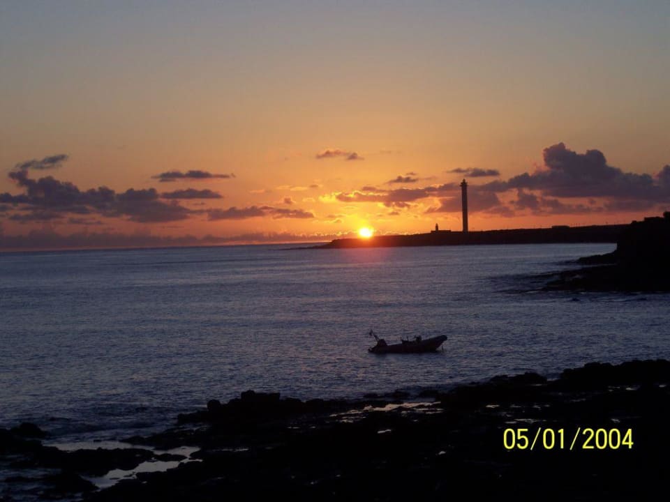 Sonnenuntergang vom Pool aus gesehen Hipotels Natura Palace