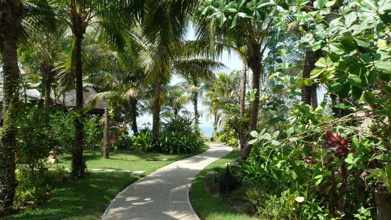 Blick vom Gartenweg zum Meer Aureum Palace Hotels & Resorts Ngapali