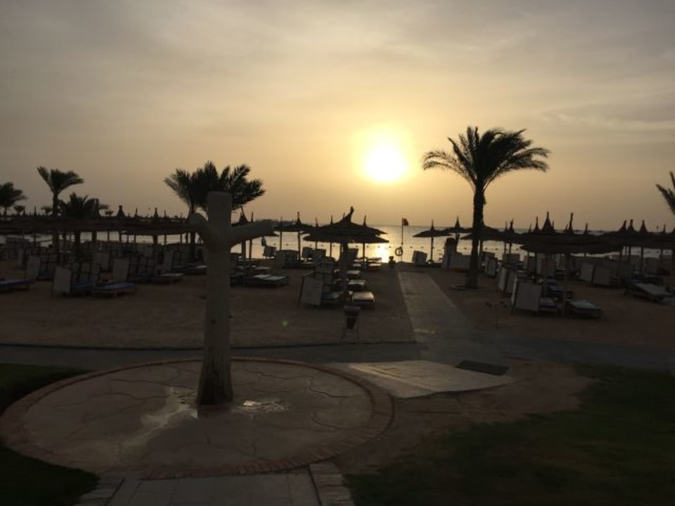 Sonnenaufgang am Strand Beach Albatros Resort