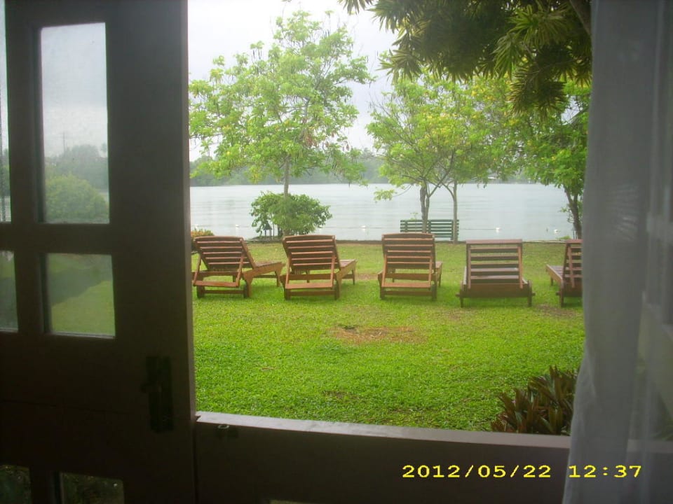 Ausblick aus meinem Riverside Zimmer zum Fluss Aida Ayurveda Resort & Spa