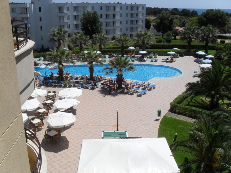 Ausblick vom Balkon Haus 2 allsun App.-Hotel Orient Beach