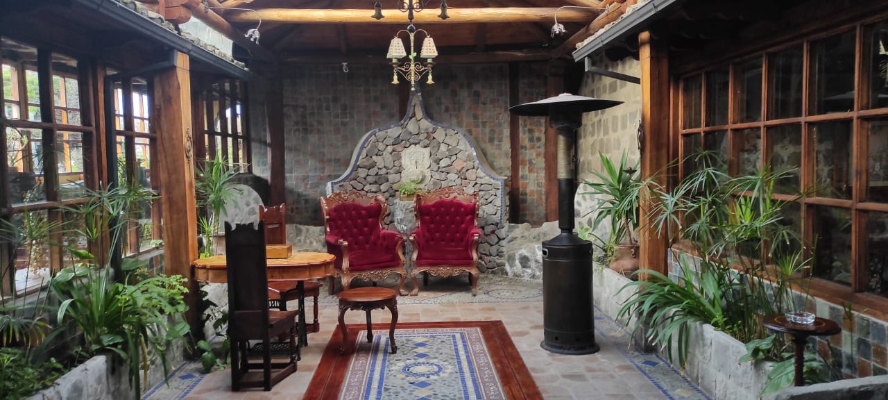 Lobby Hostería La Andaluza