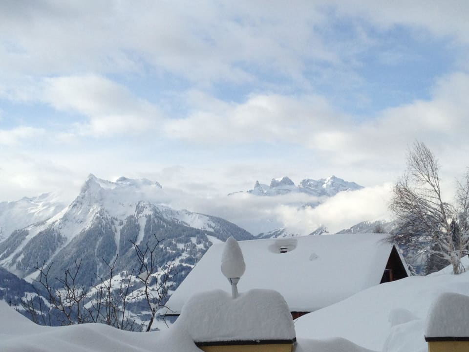 Aussicht auf Mittagsspitze und 3 Türme Gasthaus Mühle