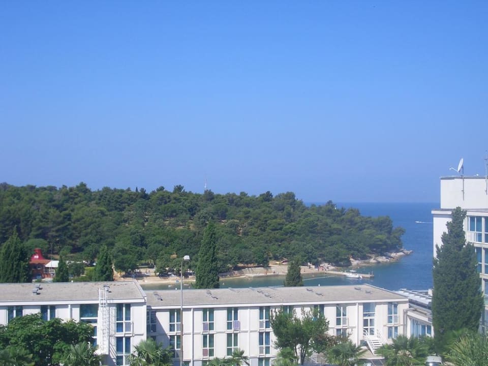 Ausblick vom Balkon Hotel Istra Plava Laguna