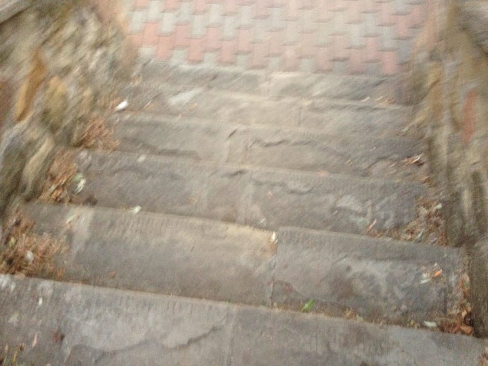 Treppenaufgang zur Liegewiese Hotel Villa Paradiso