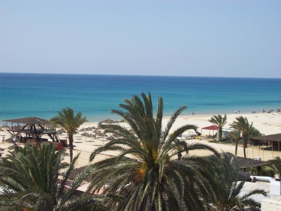 Blick zum Strand Hotel Paradis Palace