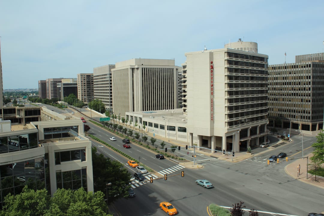 Ausblick auf Alexandria Hotel Hampton Inn & Suites Alexandria