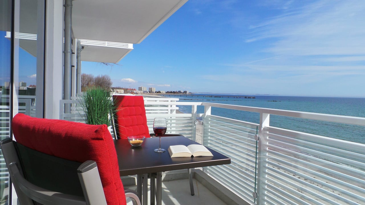 Balkon Ferienwohnung Meerblick
