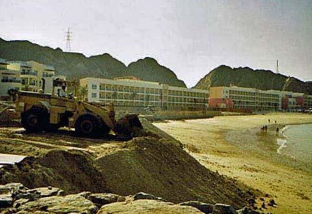 Baustelle mit 5 Sternen Radisson Blu Resort Fujairah