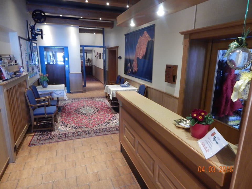 Der Empfangsbereich Hotel Gasthof Taferne