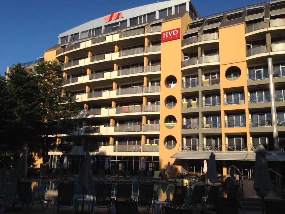 Hotel vom Pool aus gesehen HVD Viva Club Hotel