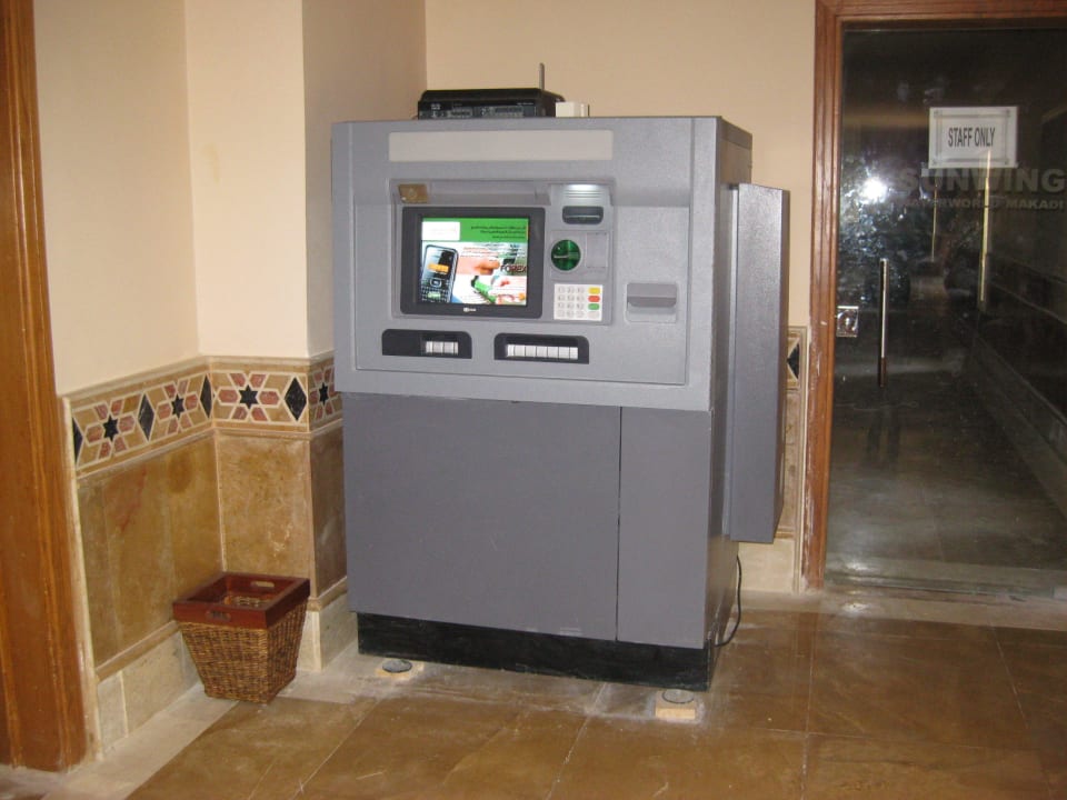 Bankomat in der Lobby Grand Waterworld Makadi & Family Star Makadi
