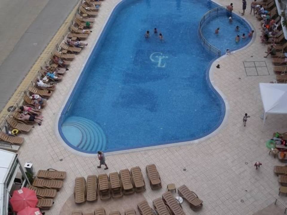 Ansicht vom 6.Stock Hotel Glarus