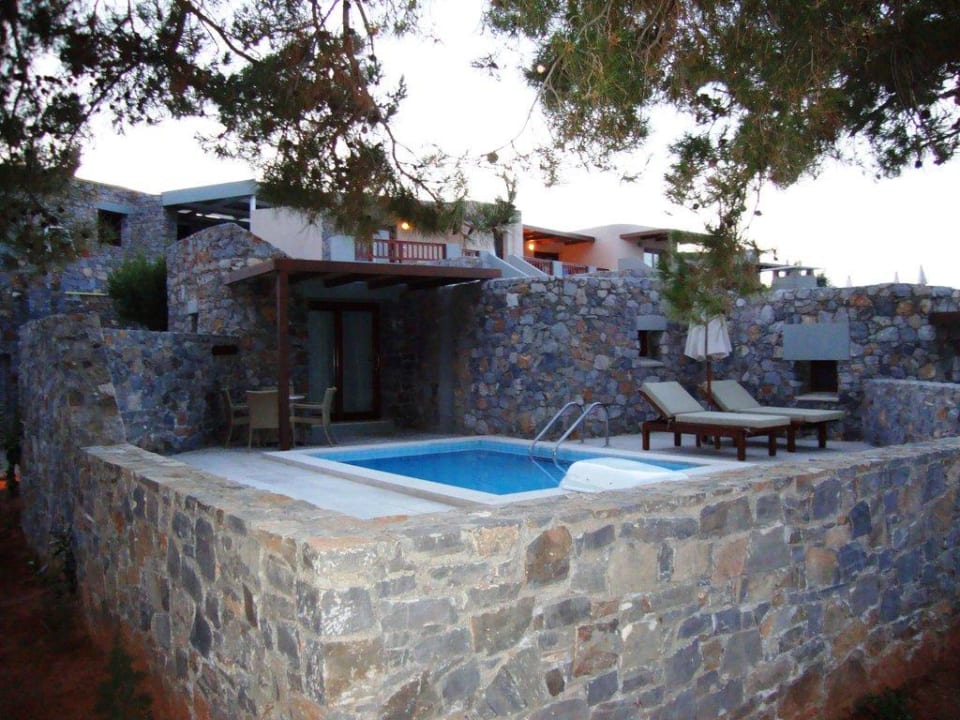 Deluxe-Bungalow mit privatem Pool; Gartenseite Ikaros Beach Luxury Resort & Spa - Adults Only