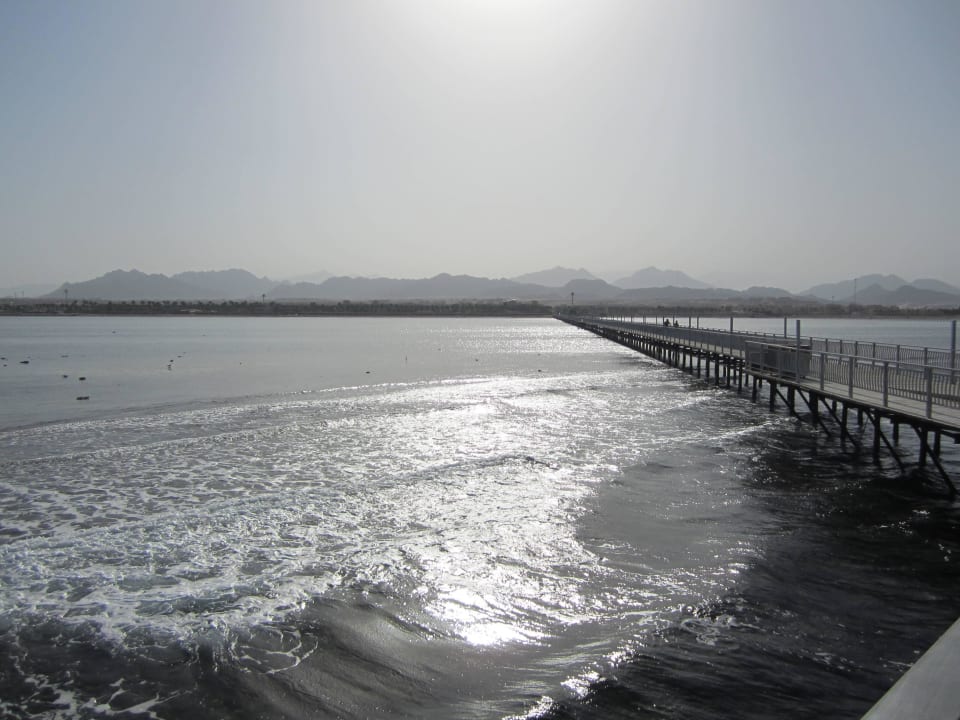 Steg zur Riffkante Jaz Mirabel Park & Club