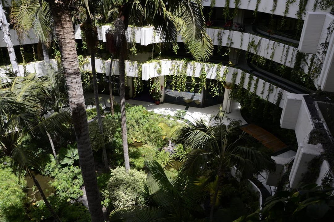 Garten mitten im Hotel Paradisus by Meliá Salinas Lanzarote