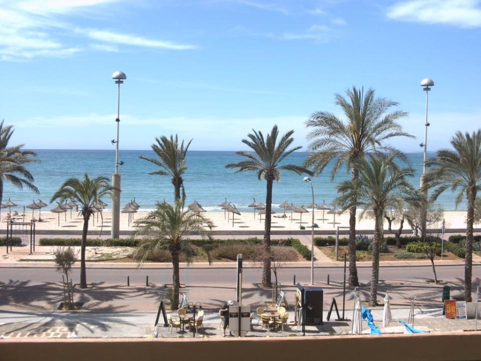 Ausblick von allen Balkonen des Pilary allsun Hotel Pil-lari Playa