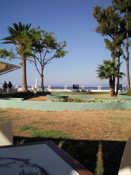 Blick von der Snack Bar Ephesia Holiday Beach Club