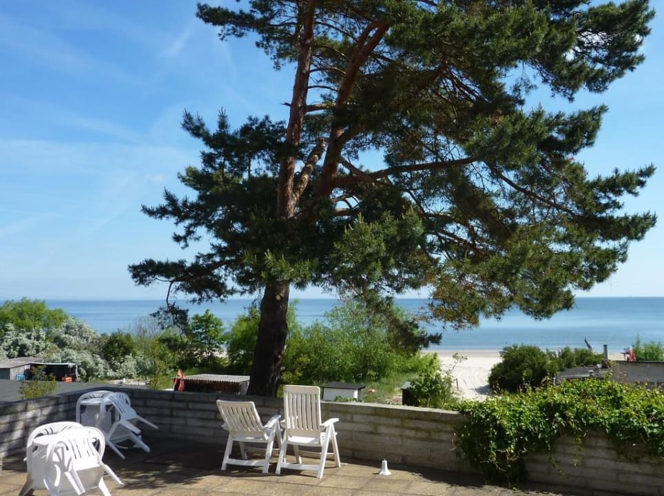 Blick von der Terrasse Hotel am Fischerstrand