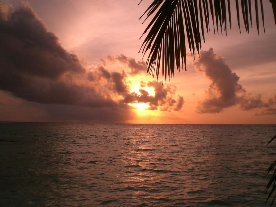 Sonnenuntergang Fihalhohi Maldives