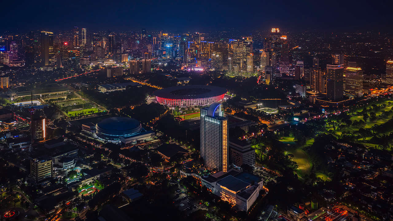 Ausblick Hotel Mulia Senayan, Jakarta