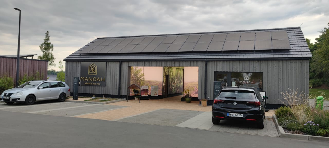 Außenansicht Bio-Seehotel Chalets