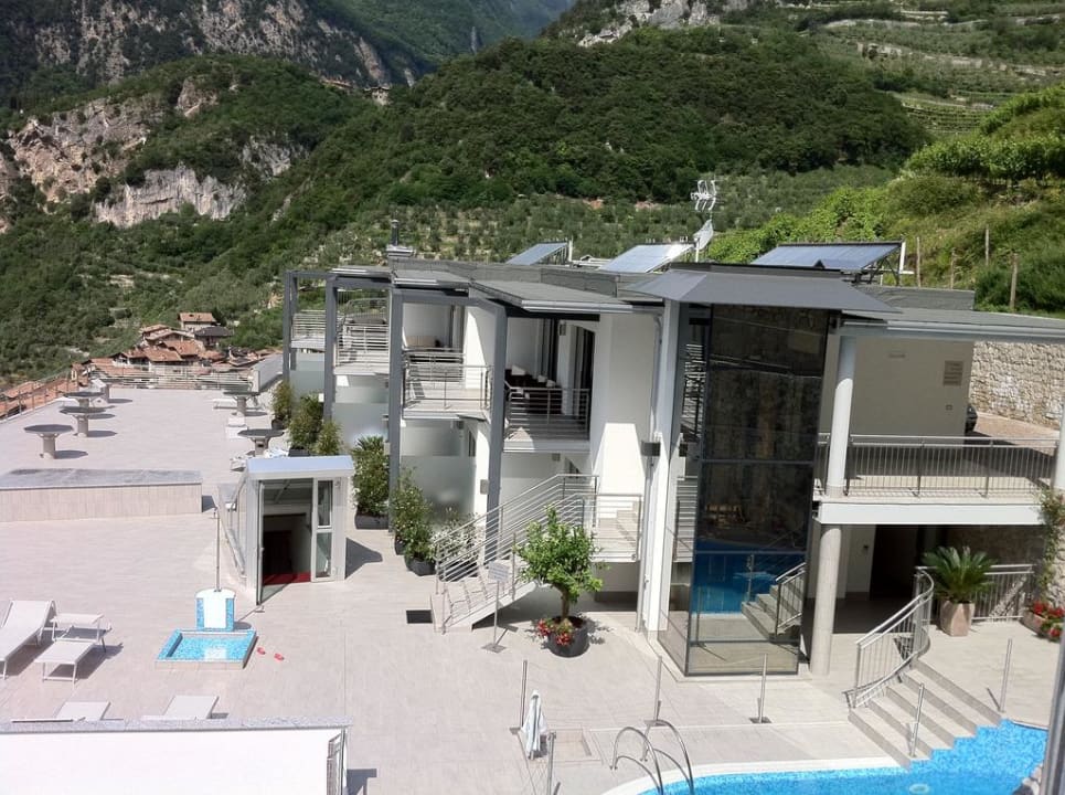 Terrasse vor Zimmern Hotel Agritur Acetaia Gourmet & Relax