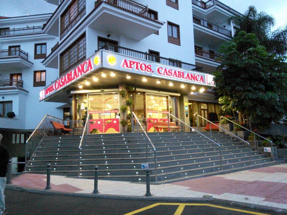 Eingang Apartamentos Casablanca