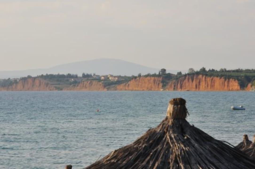Vue de la plage Hotel Portes Beach