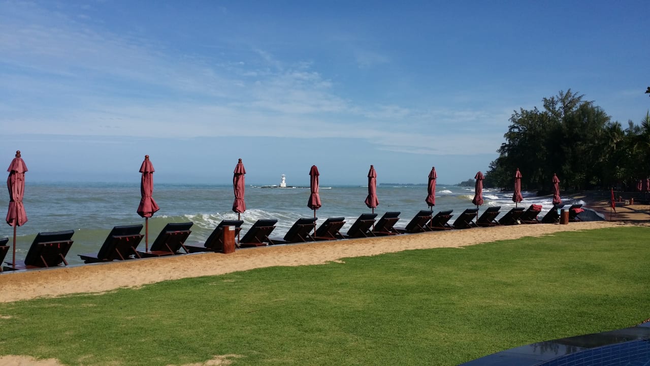 Vom Poolausblick aufs Meer Khaolak Laguna Resort
