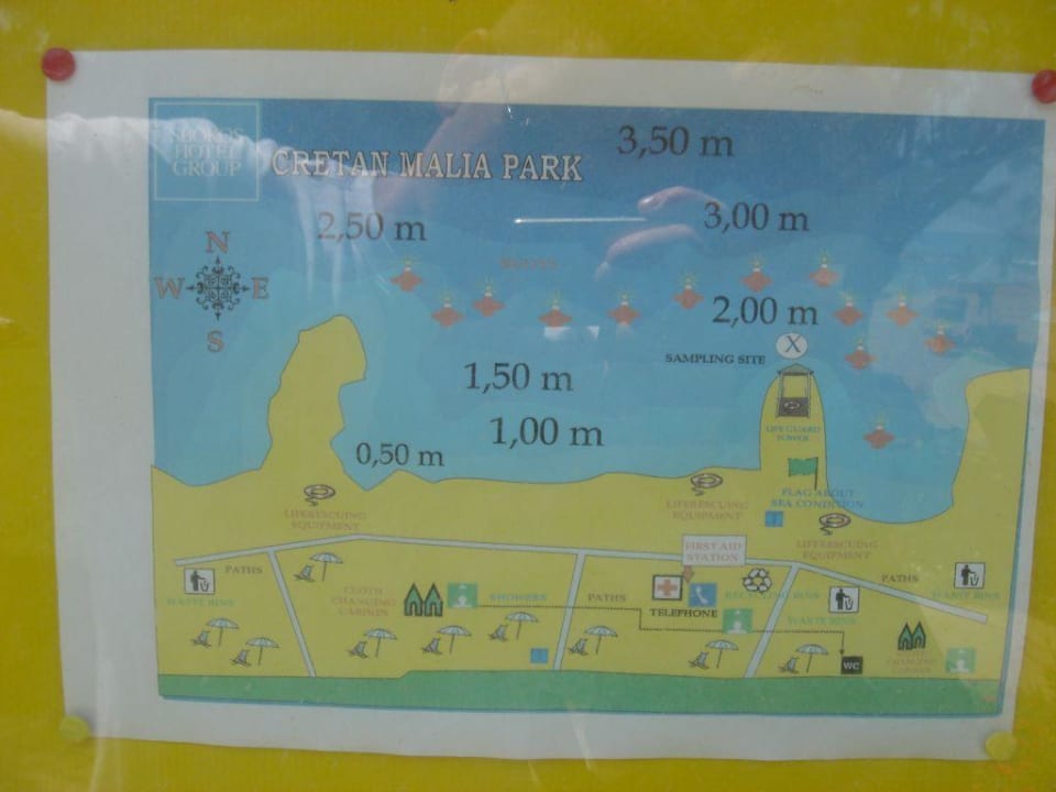 Strandplan Phãea Cretan Malia