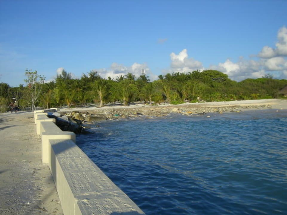 Blick auf die Insel bei der Ankunft  Adaaran Select Hudhuran Fushi - Premium All Inclusive