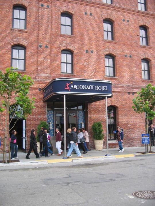 Hoteleingang Hotel Argonaut