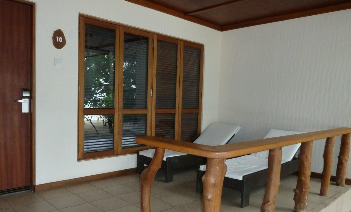 Terrasse Gartenvilla 10 Kuramathi Maldives