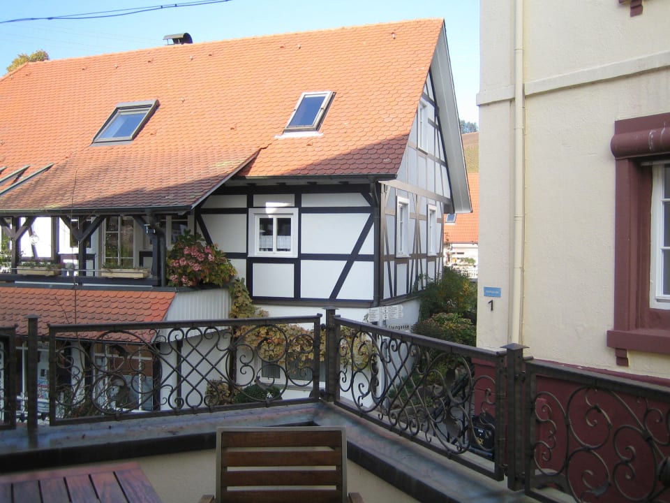 Terrasse vom Schlafzimmer  Hotel Ritter Durbach