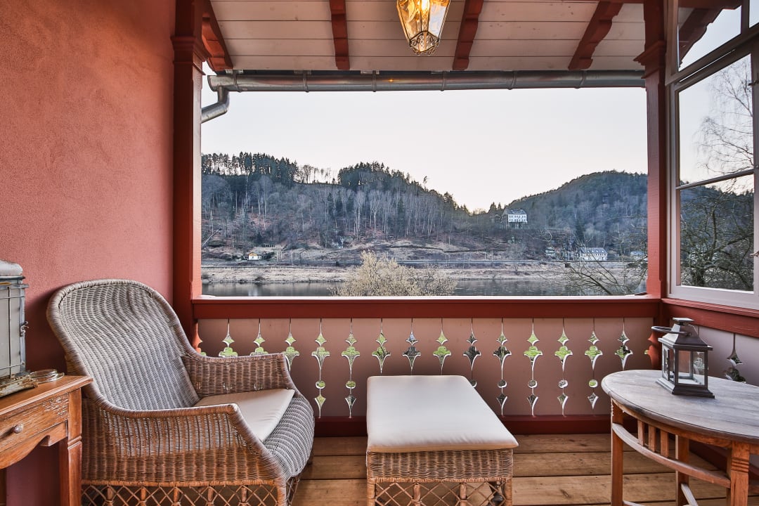 Ausblick Design-Villa Waldfrieden bohemes Hotel