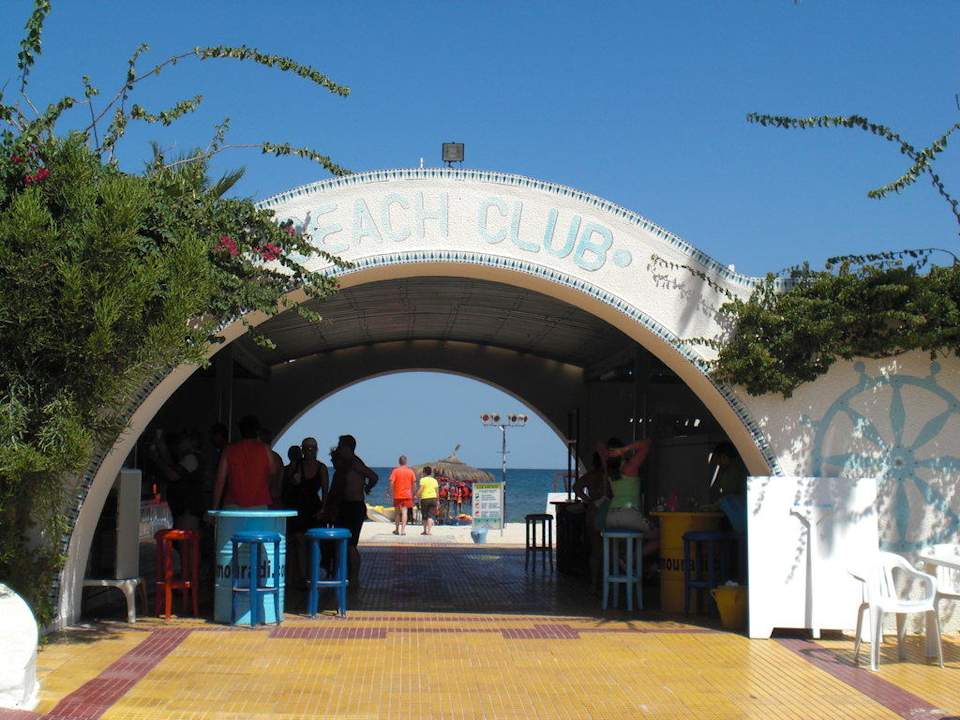 Eingang zum Strand El Mouradi Club Kantaoui