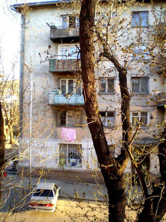 Blick vom Balkon Hotel Meßcheti/Meskheti