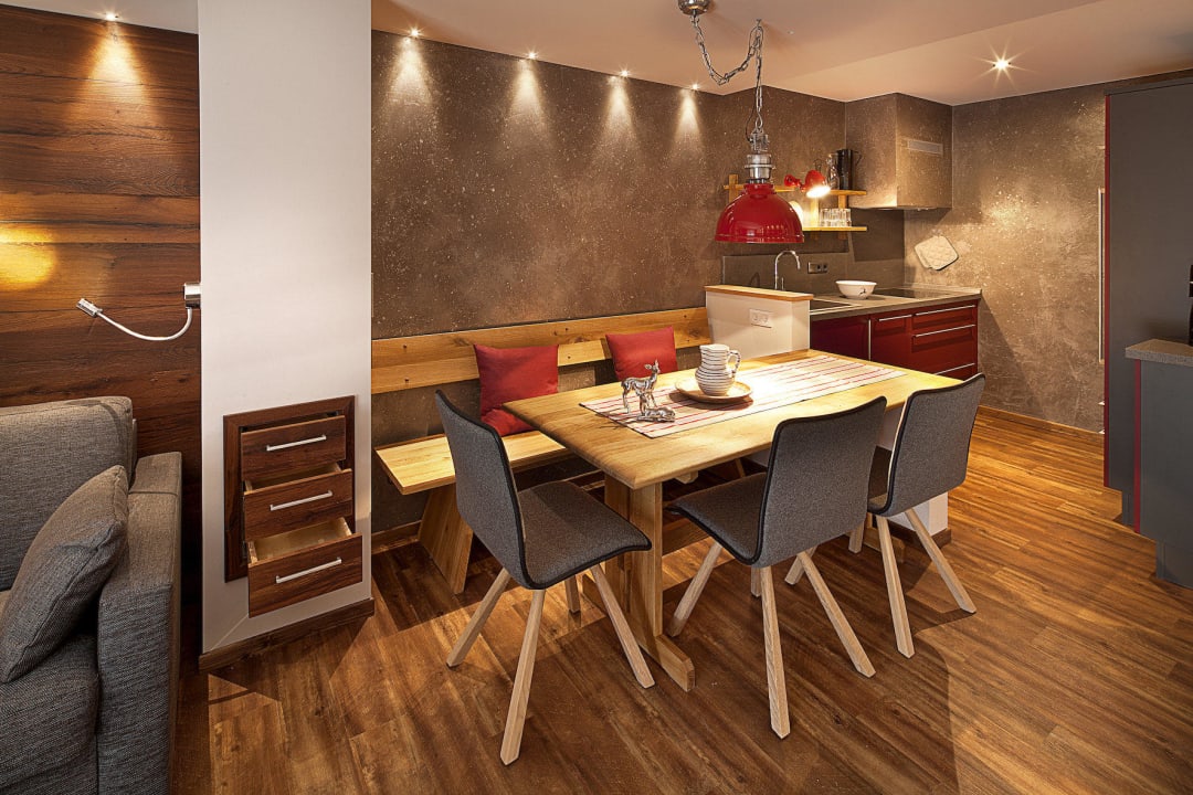 Wohnzimmer/ Küche - livingroom/ kitchen Alpenhaus Steiner