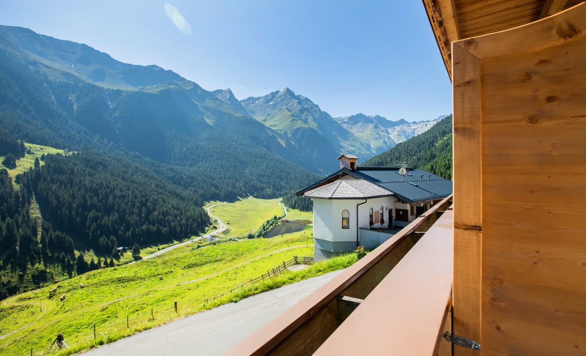 Ausblick Alpengasthof Pension Praxmar