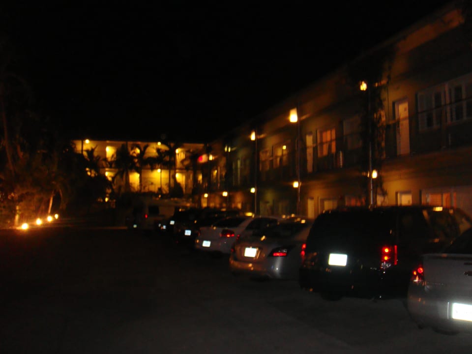 Parkplatz Motel Blue Marlin
