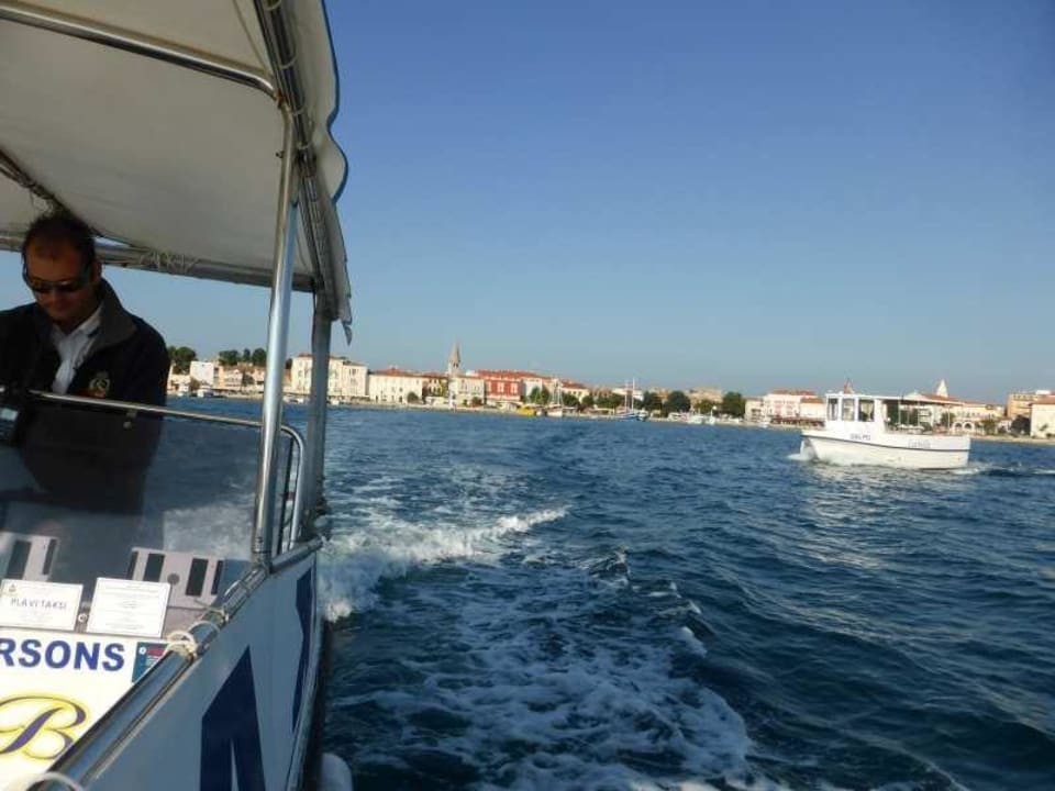 Auf dem Strandshuttle Valamar Riviera Hotel & Residence