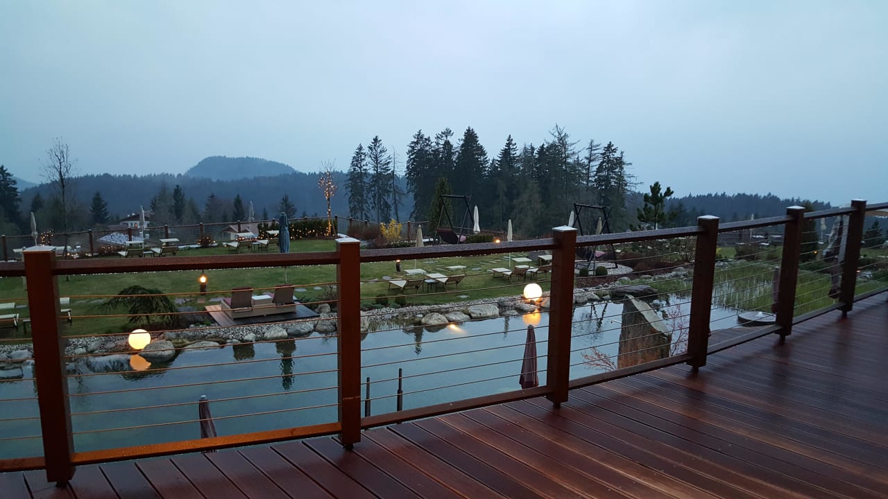 Abendstimmung Hotel Chalet Mirabell