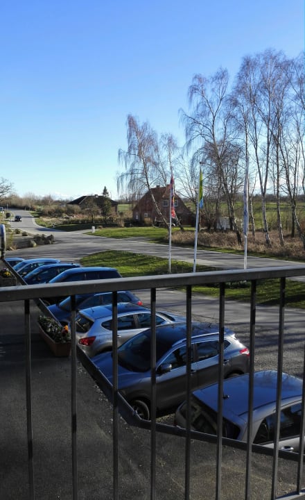 Blick vom Balkon (Zimmer 26) Hotel Gasthuus Spieskamer