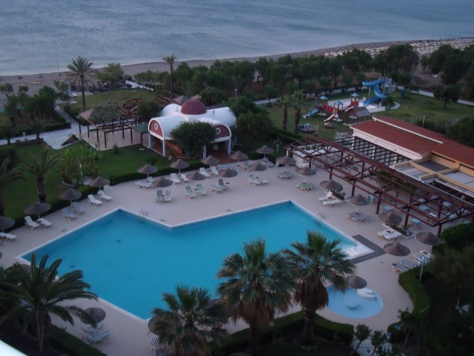 Blick vom Balkon Pegasos Deluxe Beach Hotel
