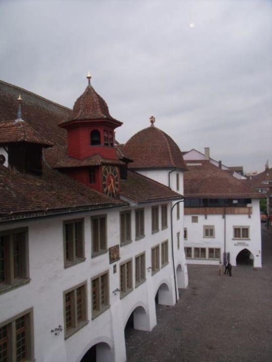 Aussicht aus den Hotelzimmer Hotel Krone