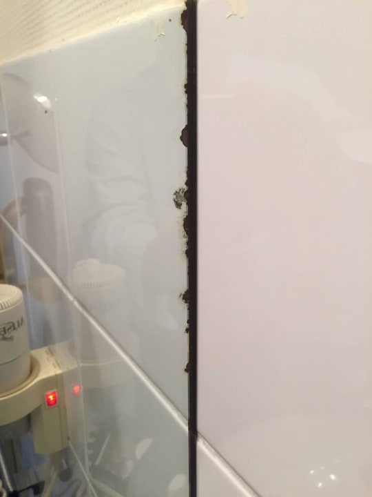 Verschimmelte Dusche Entrée Groß Borstel Garni Hotel